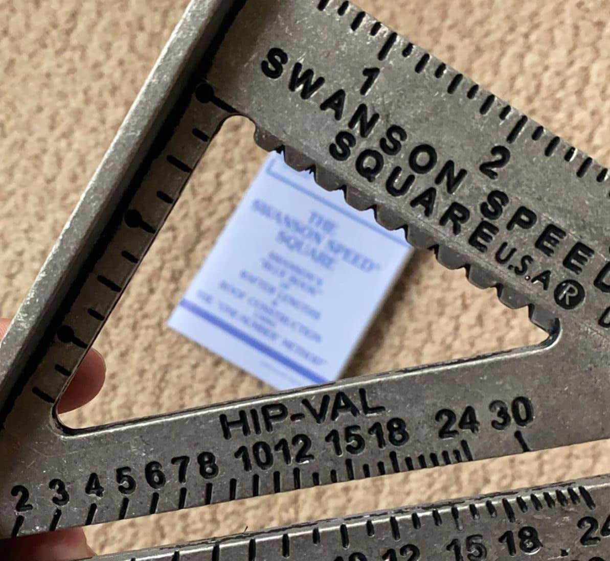 Co S0101 7 Inch Speed Square, Blue