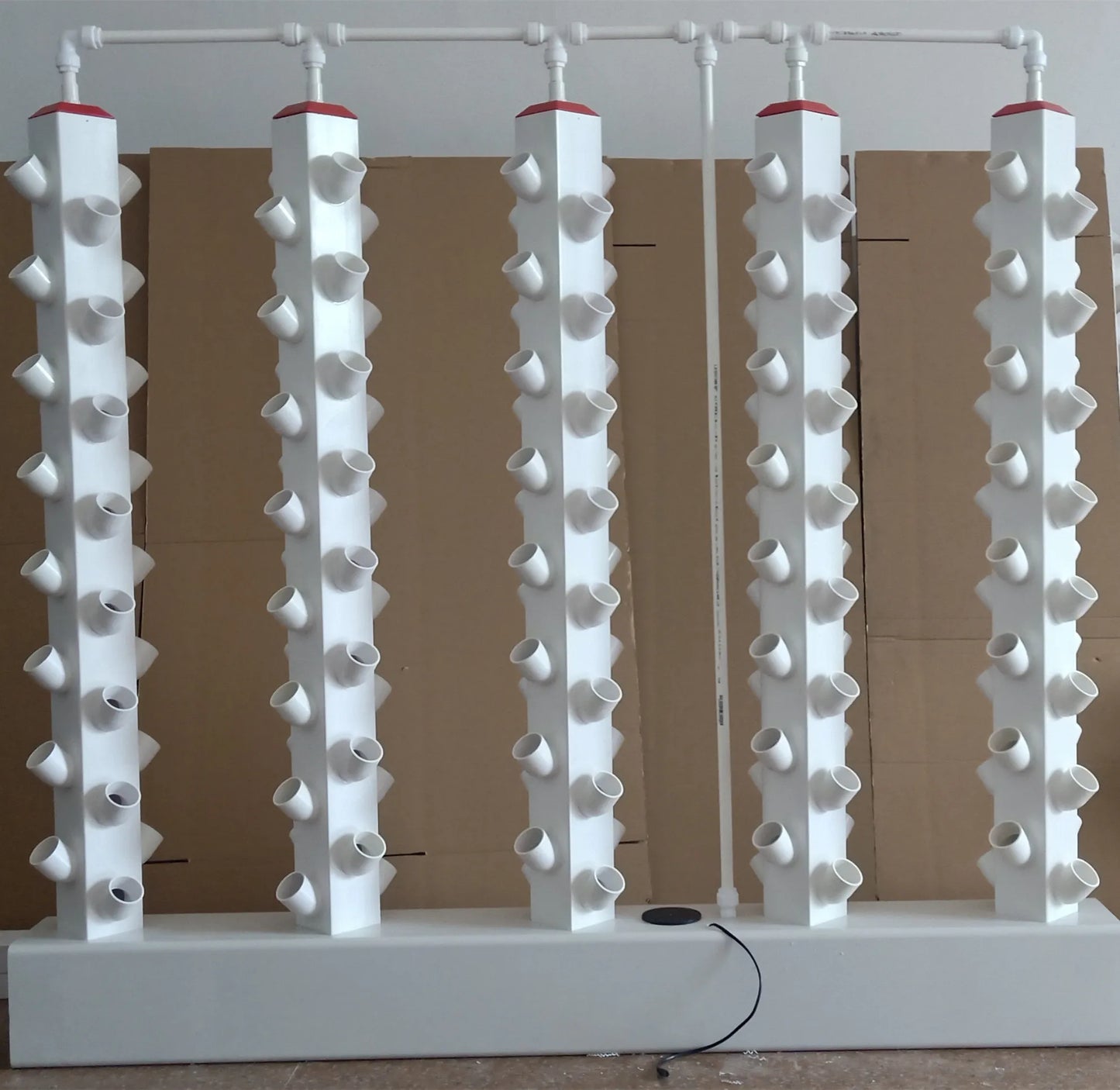 Customizable Indoor and Outdoor NFT Hydroponics Growing System Kit Vertical Aeroponictower for Greenhouse Farm to Plant Lettuce