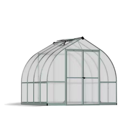 Bella 8 Ft. X 8 Ft. Silver/Diffused DIY Greenhouse Kit