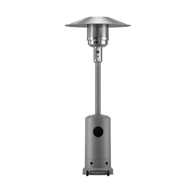 Highland 47,000 BTU Standing Propane Patio Heater, Gray