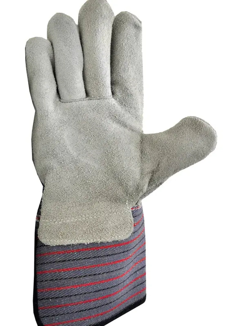 G & F 5025L-5 Extra Long Cuff Suede Leather Work Gloves, Sold by Each- 5 Pairs