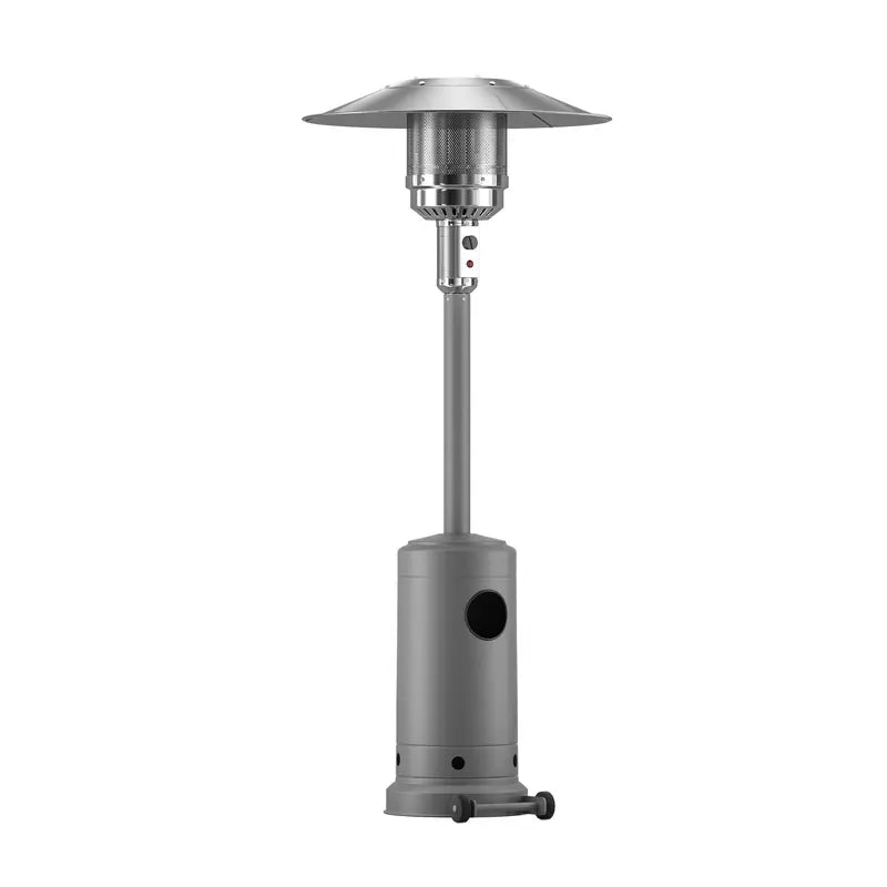 Highland 47,000 BTU Standing Propane Patio Heater, Gray