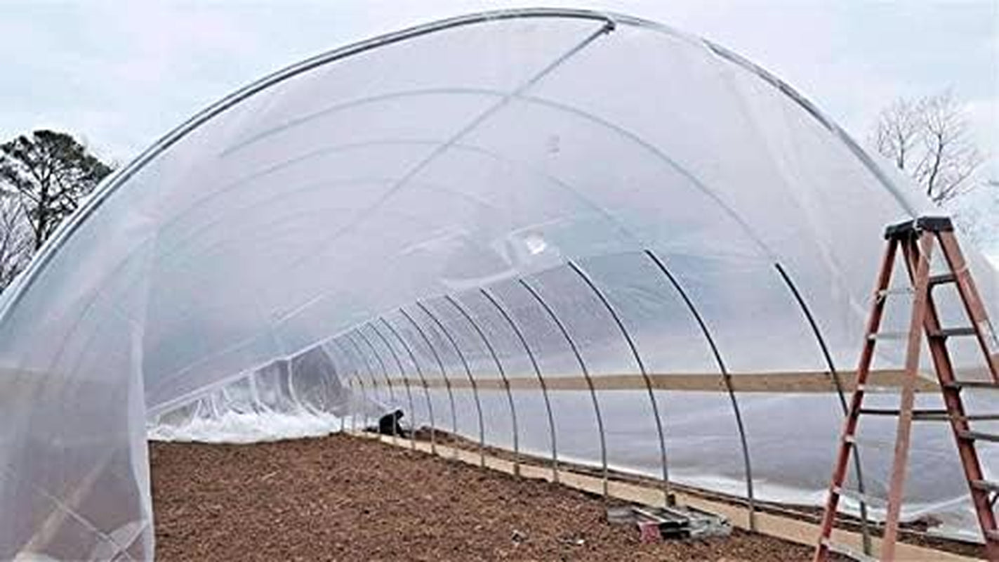 Greenhouse Plastic 4 Year 6 Mil UV Resistant Clear Polyethylene Film 40' X 50'