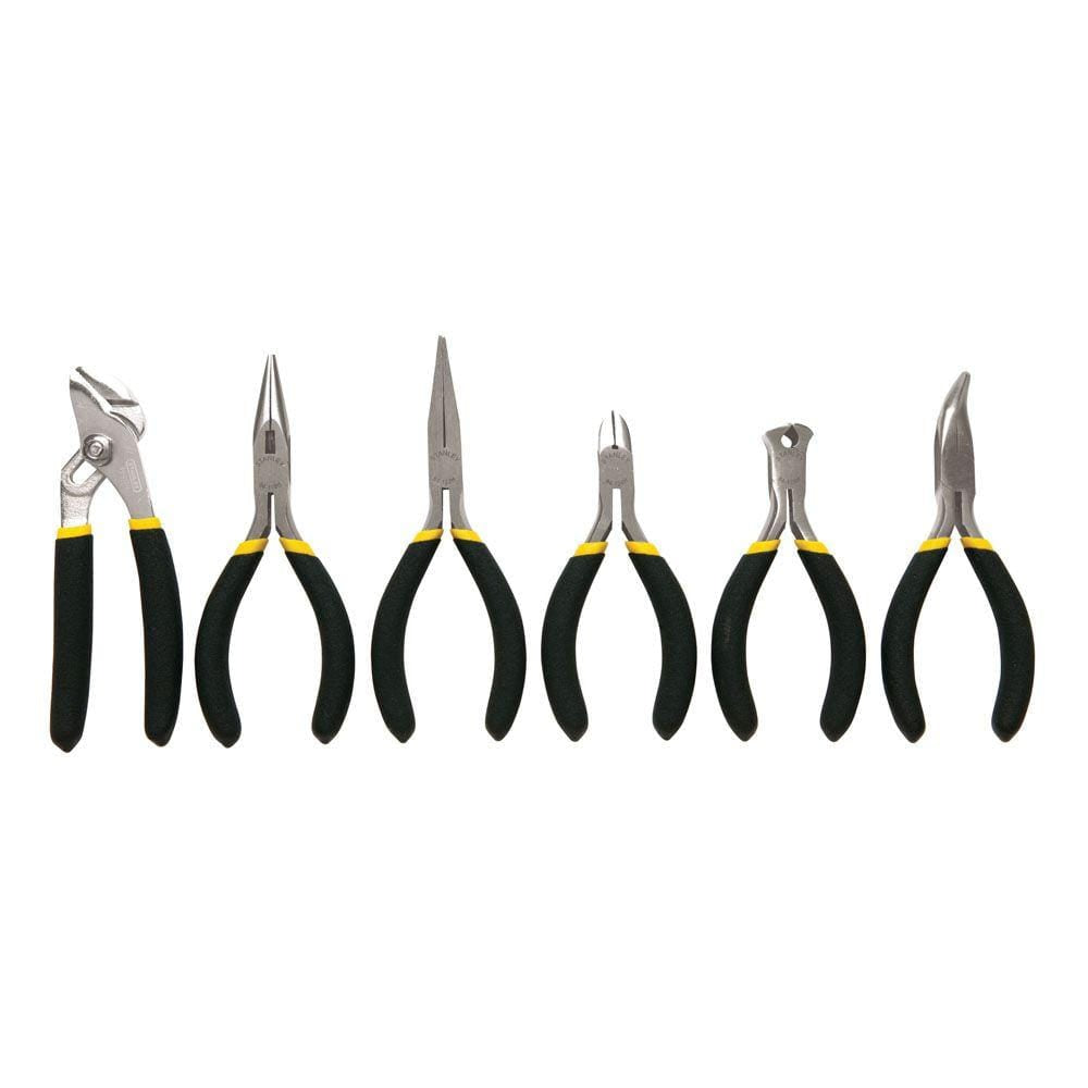 Bi-Material Mini Plier Set (6-Piece)