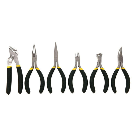 Bi-Material Mini Plier Set (6-Piece)