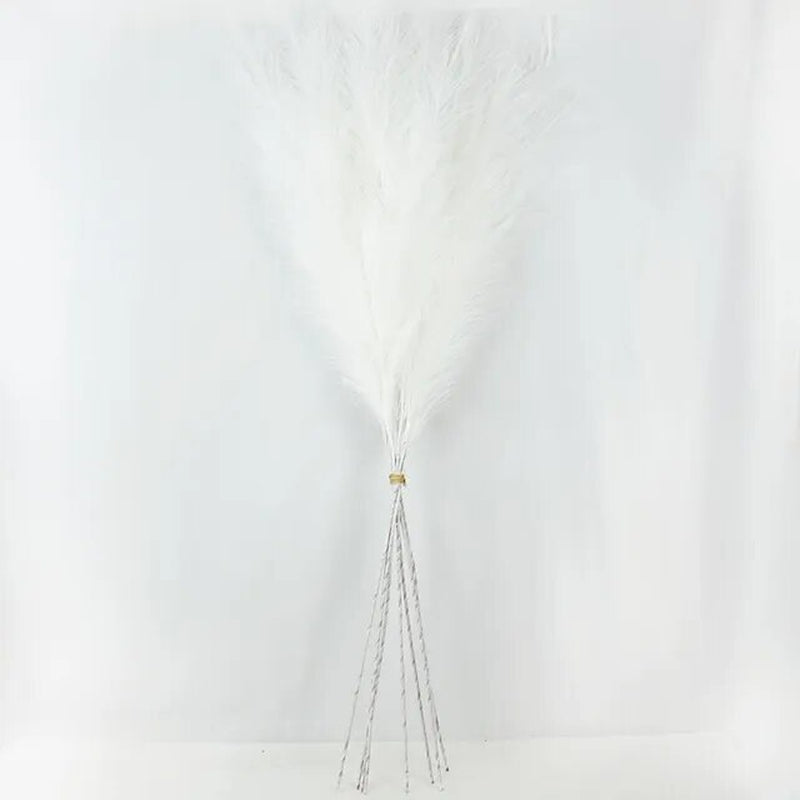 100-120Cm Big Silk Pampas Grass Flowers Pantas Artificiales Para Decoracion Simulation Plants for Home Decor Wedding Decoration