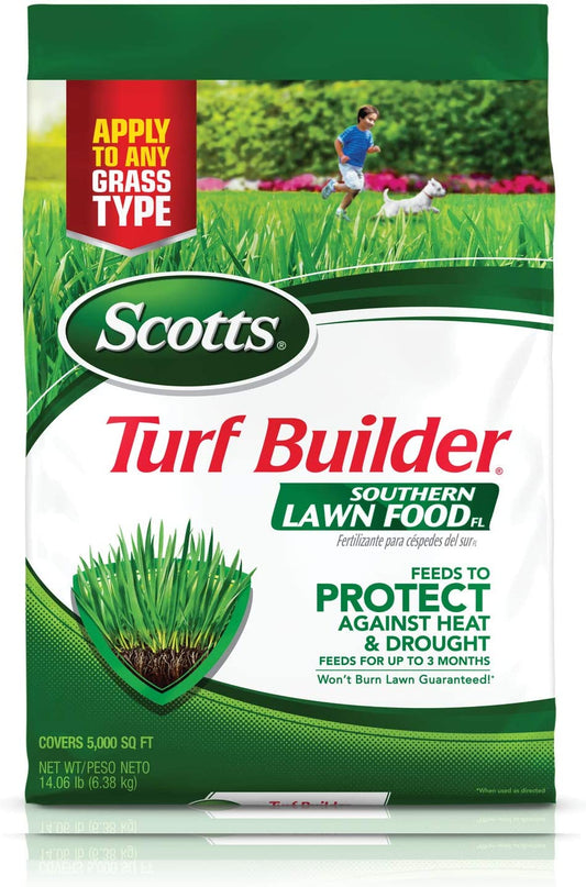 Turf Builder Southern Lawn Foodfl, Fertilizer for Any Grass Type, 5,000 Sq. Ft., 14.06 Lbs.