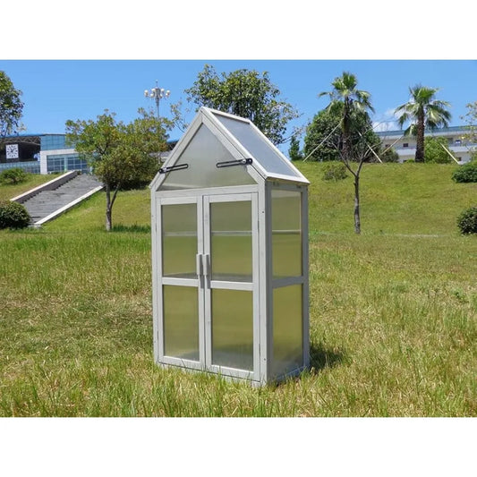 3 Tier Mini Greenhouse Kit, Outdoor Plant Stand W/ 2 Windows, Small Greenhouse, Plant Stand Indoor