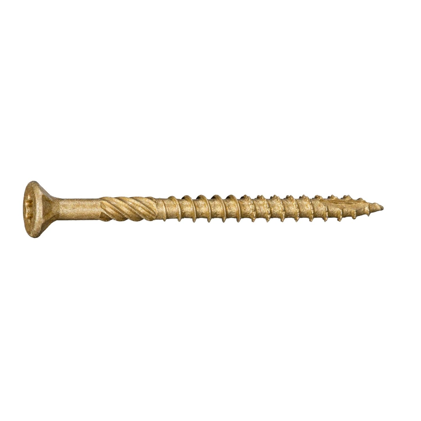 #9 X 2-1/2" tan XL1500 Coated Exterior Star Drive Multi-Purpose Deck Screws 5 LB, Approx. 439 Pieces