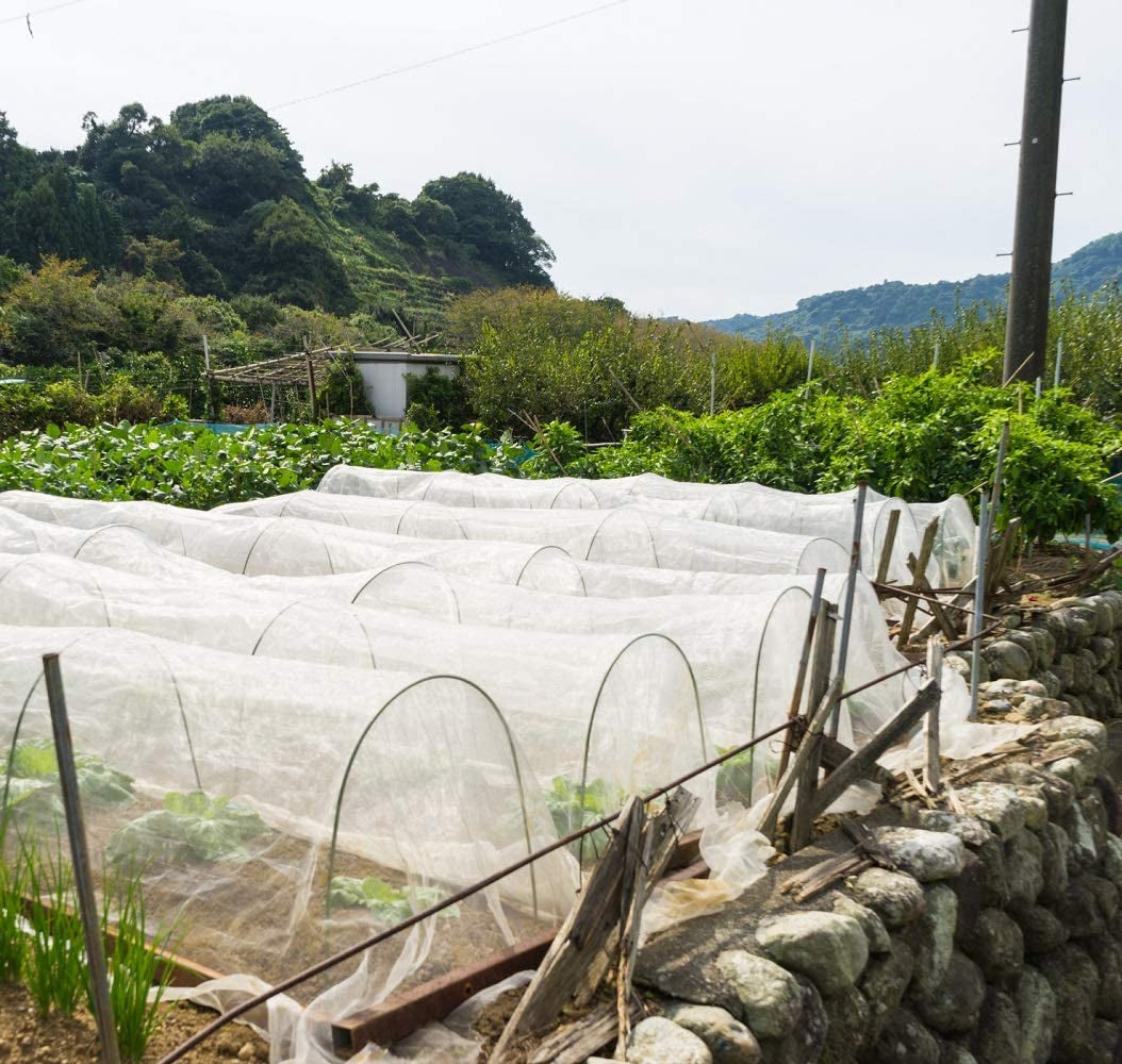 Garden Netting Pest Barrier: 4'X20' Fine Bug Netting for Garden Protection Row Cover Raised Bed Screen Mesh Greenhouse Mosquito Net, Protecting Tree Plants Vegetable Flowers Fruits