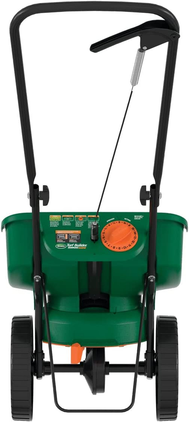 Turf Builder Edgeguard Mini Broadcast Spreader for Seed,Fertilizer,Salt,Ice Melt, Holds up to 5,000 Sq.Ft. Product